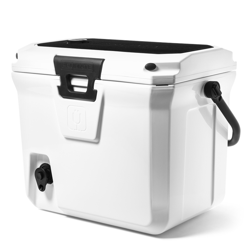Br Tank 20-Quart Easy-Carry Cooler | Ice White - Grab-and-Go Escape