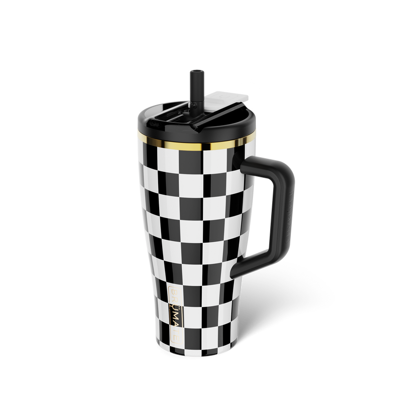 Era Flip 30oz | Black & White Checker - Clean Tumbler