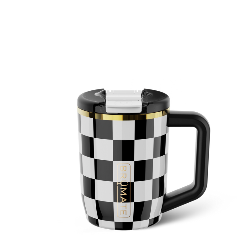 Muv 15oz | Black & White Checker - Durable Cocktail