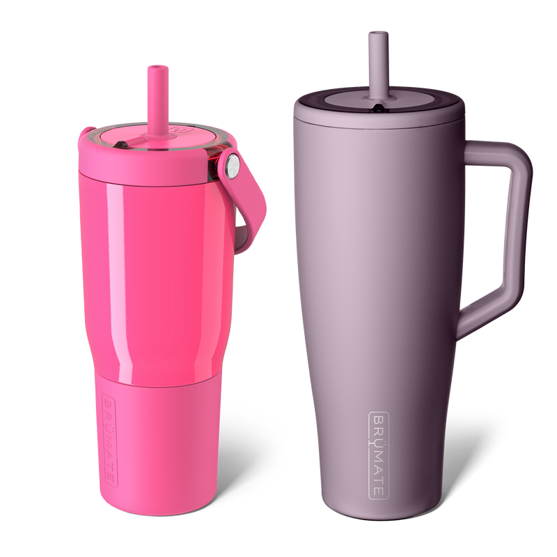 Resa 25oz + Era 40oz Bundle | Neon Pink & Lilac Dusk - Durable First-Sip