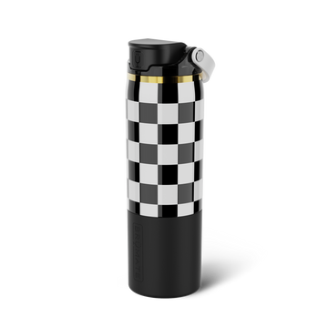 Rise 25oz | Black & White Checker - Urban Sip