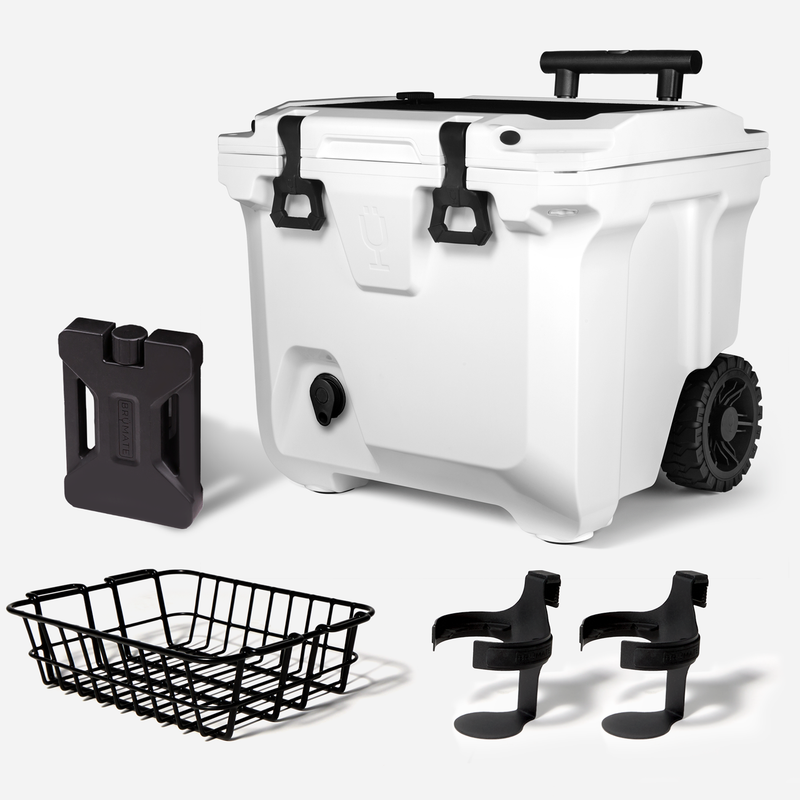 Br Tank 35-Quart Ultimate Day Trip Cooler Bundle | Ice White - Ready Starter-Pack
