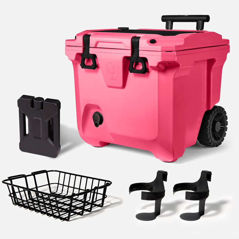 Br Tank 35-Quart Ultimate Day Trip Cooler Bundle | Neon Pink - Casual Flavor-Starter