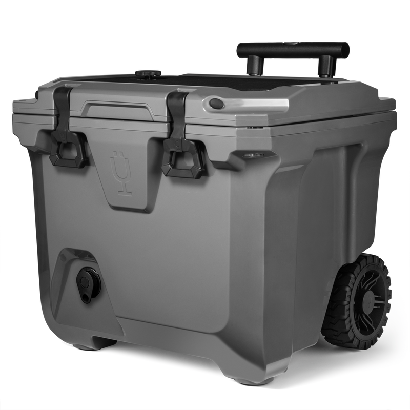 Br Tank 35-Quart Rolling Cooler | Charcoal - Lightweight Getaway