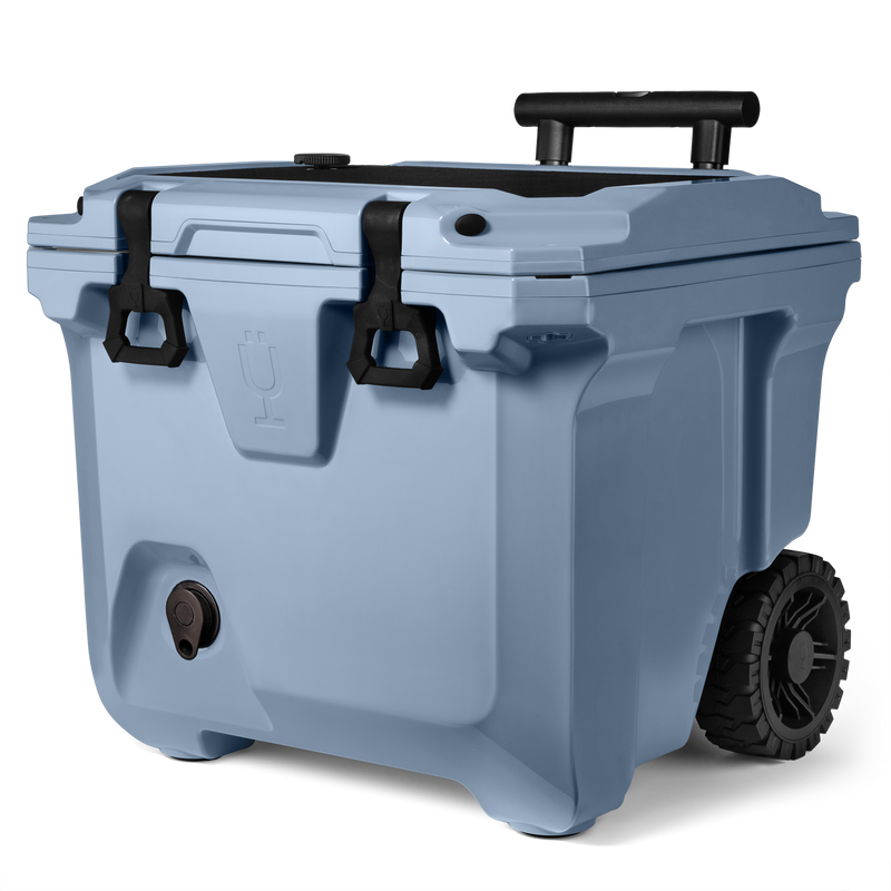 Br Tank 35-Quart Rolling Cooler | Denim - Morning Day-Trip