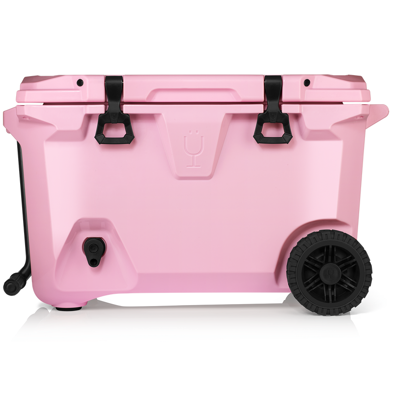 Br Tank 55-Quart Rolling Cooler | Blush - Journey Escape