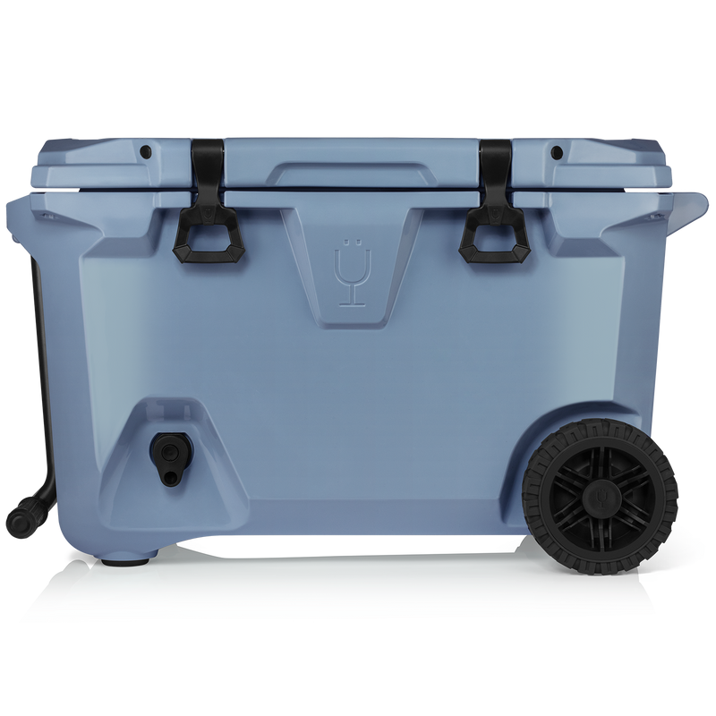 Br Tank 55-Quart Rolling Cooler | Denim - Camp Outdoor