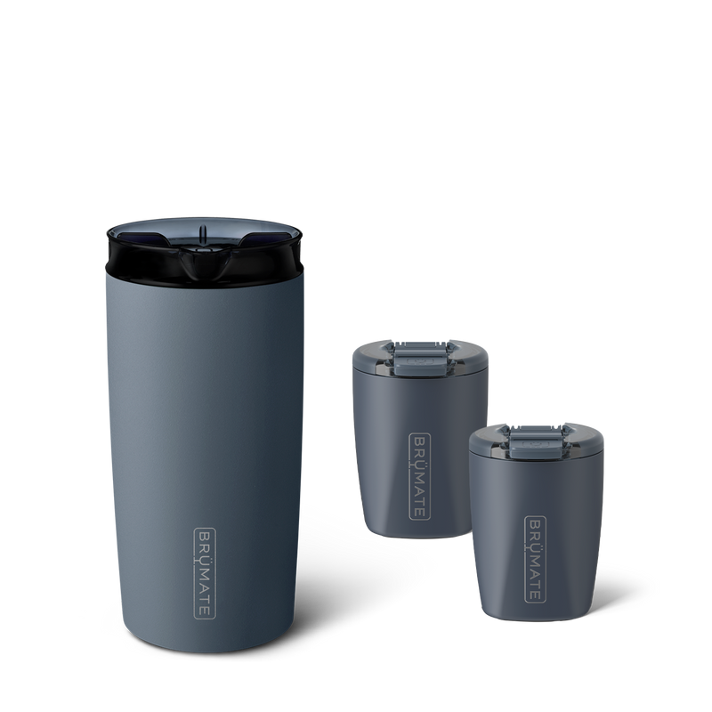 On The Rocks Bundle | Nightfall Blue | 49/12oz - Portable Bottle-Starter